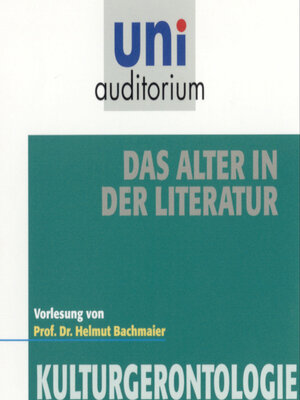 cover image of Das Alter in der Literatur